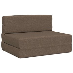 vidaXL Sofa na razvlačenje Sivosmeđa 70 x 72 x 60 cm Tkanina
