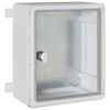 vidaXL Upravljački ormar Siva 37 x 16,5 x 35 cm ABS plastika