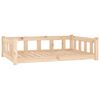 vidaXL Krevet za pse 105,5x75,5x28 cm Masivno drvo Bor