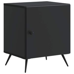 vidaXL Noćni ormar Crna 43 x 34,5 x 50 cm Konstruirano drvo