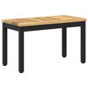 vidaXL Stolić za kavu Bijela i crna 60,5 x 30 x 36 cm