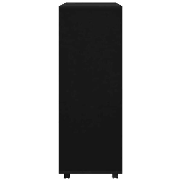 vidaXL Ormar crni 80 x 40 x 110 cm od konstruiranog drva