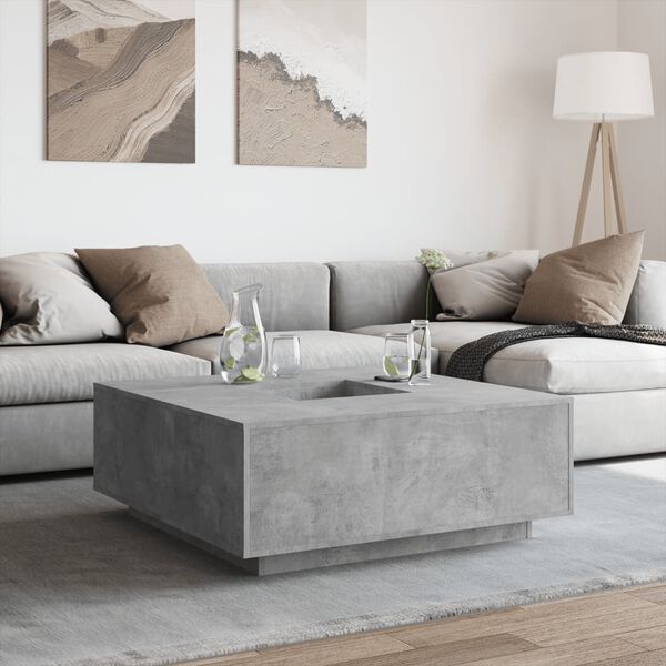 vidaXL Stolić za kavu boja hrasta 100 x 100 x 40 cm konstruirano drvo