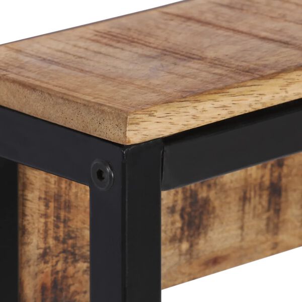 vidaXL Stalak za kapute 87 x 10 x 27 cm masivno grubo drvo manga