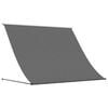 vidaXL Tenda na uvlačenje antracit 250 x 150 cm od tkanine i čelika
