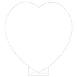 vidaXL Vjenčani luk Bijelo 195 x 35 x 211 cm Čelik