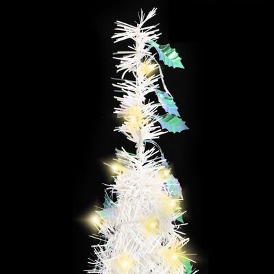 vidaXL Umjetno božićno drvce 50 LED žarulja bijelo 120 cm