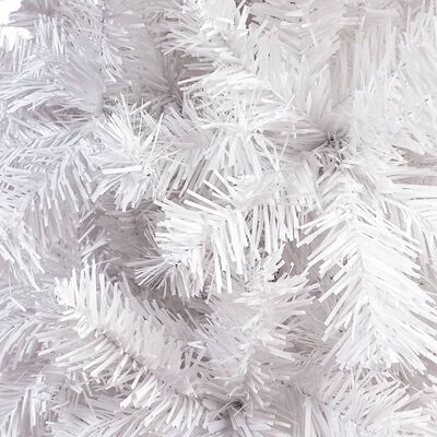 vidaXL Usko božićno drvce bijelo 210 cm