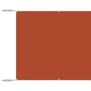 vidaXL Okomita tenda terakota 60 x 1000 cm od tkanine Oxford