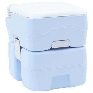 vidaXL Kamperski WC Svijetloplava i bijela 41,5 x 36,5 x 42 cm