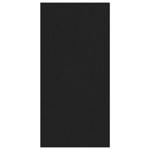 vidaXL Otirač Crna 120 x 250 cm 100% poliamid