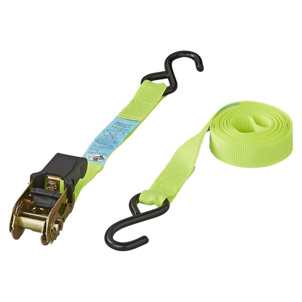 Komplet ProPlus 4 remena za zatezanje s koloturom 5 m + 2 kuke