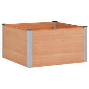 vidaXL Povi&scaron;ena vrtna gredica Smeđa 100 x 100 x 54 cm