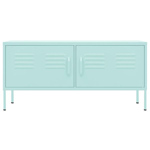 vidaXL TV ormarić boja mente 105 x 35 x 50 cm čelični