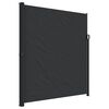 vidaXL Bočna tenda na uvlačenje crna 220 x 600 cm