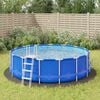 vidaXL Platno za tlo ispod bazena svjetlosivo &Oslash;428 cm poliesterska