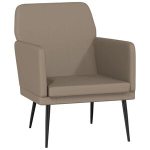 vidaXL Fotelja Boja cappuccina 61 x 78 x 80 cm od umjetne kože