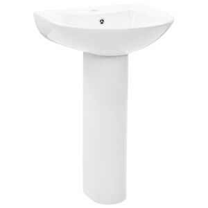 vidaXL Samostojeći umivaonik keramički bijeli 520 x 440 x 190 mm