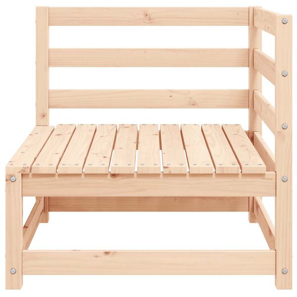 vidaXL Kutne vrtne sofe s jastucima 2 kom od masivne borovine