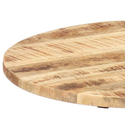 vidaXL Bočni stolić od masivnog drva manga i željeza 60 x (46 - 63) cm