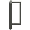 vidaXL Noge za blagovaonski stol T-oblika 2 kom antracit 80x35x(72-73) cm čelik