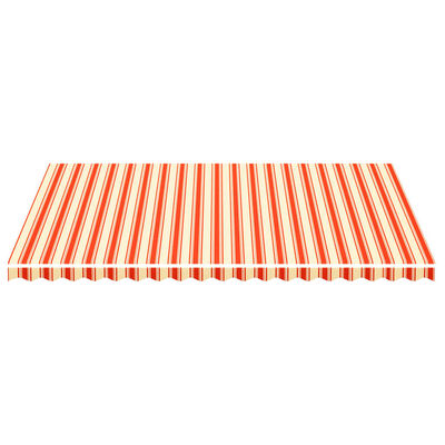 vidaXL Zamjenska tkanina za tendu žuto-narančasta 5 x 3,5 m