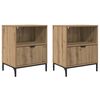 vidaXL Noćni ormar s ladicama 2 pcs hrast artisan 49 x 36 x 61 cm
