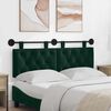 vidaXL Držeće uzglavlje Zidne Tamnozelena 150 x 55 x 7 cm Bar&scaron;un
