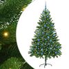 vidaXL Božićno drvce s 300 LED svjetlima s stalakom Zelena 180 cm PE