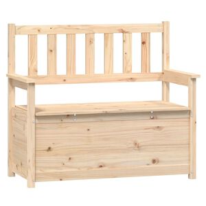 vidaXL Klupa 112,5 x 51,5 x 96,5 cm od masivne borovine