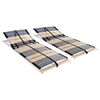 vidaXL Podnice za krevet 2 kom s 42 letvice i 7 zona 70 x 200 cm