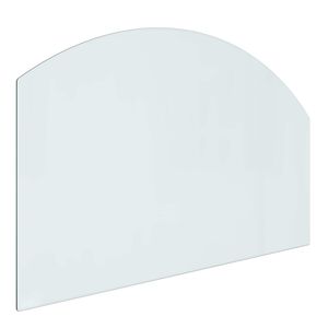 vidaXL Staklena ploča za kamin *Transparent*an 80 x 50 cm Stakl