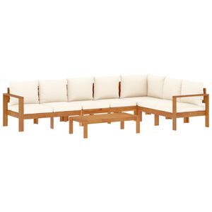 vidaXL 5-dijelna set vrtnih sofa od masivnog drva bagrema s jastucima