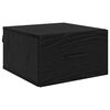 vidaXL Noćni ormar Crni hrast 35 x 35 x 20 cm Konstruirano drvo