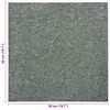 vidaXL Tepih 20 pcs Zelena 50 x 50 cm 100% Polipropilen