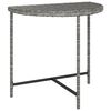 vidaXL Vrtni stol sivi 80 x 50 x 75 cm od poliratana