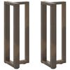 vidaXL Noge za konzolni stol T-oblika 2 kom Crne 25x28x(72-73) cm Čelik