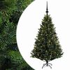 vidaXL Umjetno božićno drvce s kuglicama 120 cm 150 LED lampica