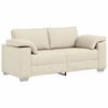 vidaXL Sofa za dvije osobe Bež 180 cm Platnasta tkanina