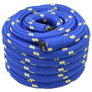 vidaXL Konopac za čamce 4 mm 25 m Plava