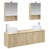 vidaXL Set ormarića za kupaonicu 5 pcs Hrast sonoma Konstruirano drvo