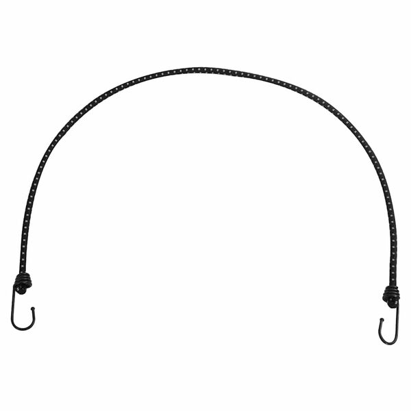 vidaXL Užad za bungee s reflektirajućim prugama i kukama 25 kom 100 cm