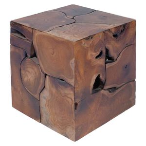 vidaXL Stolci 2 kom smeđi 40x40x45 cm od masivne tikovine