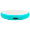 vidaXL Gimnastička prostirka na napuhavanje 100x100x20 cm PVC zelena
