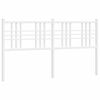 vidaXL Metalno uzglavlje bijelo 150 cm
