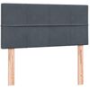 vidaXL Box Spring krevet s madracem tamno sivi 80x210 cm bar&scaron;un