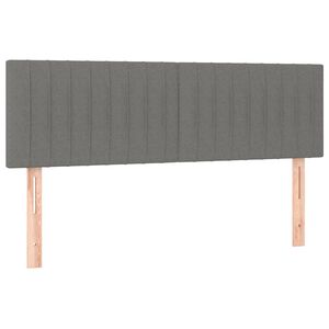 vidaXL Uzglavlja tamnosiva 144x5x78/88 cm od tkanine