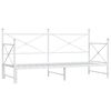 vidaXL Krevet na rasklapanje bez madraca bijeli 90x200 cm čelik
