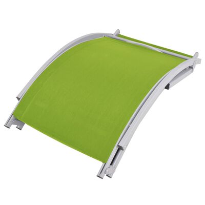 vidaXL Sklopive ležaljke za sunčanje od tekstilena 2 kom zelene