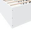 vidaXL Okvir za krevet bijeli 90x200 cm konstruirano drvo